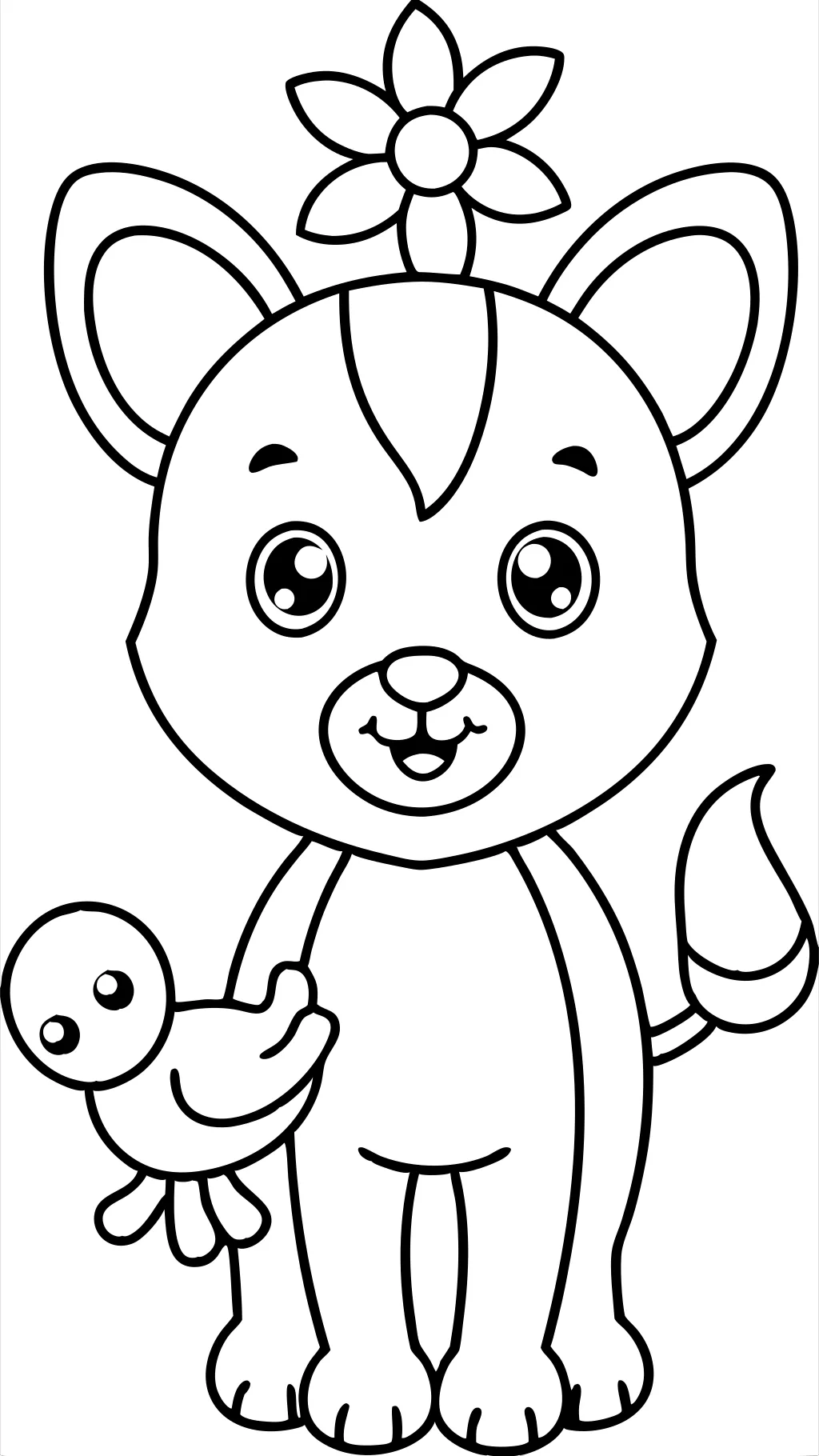 simple animal coloring pages